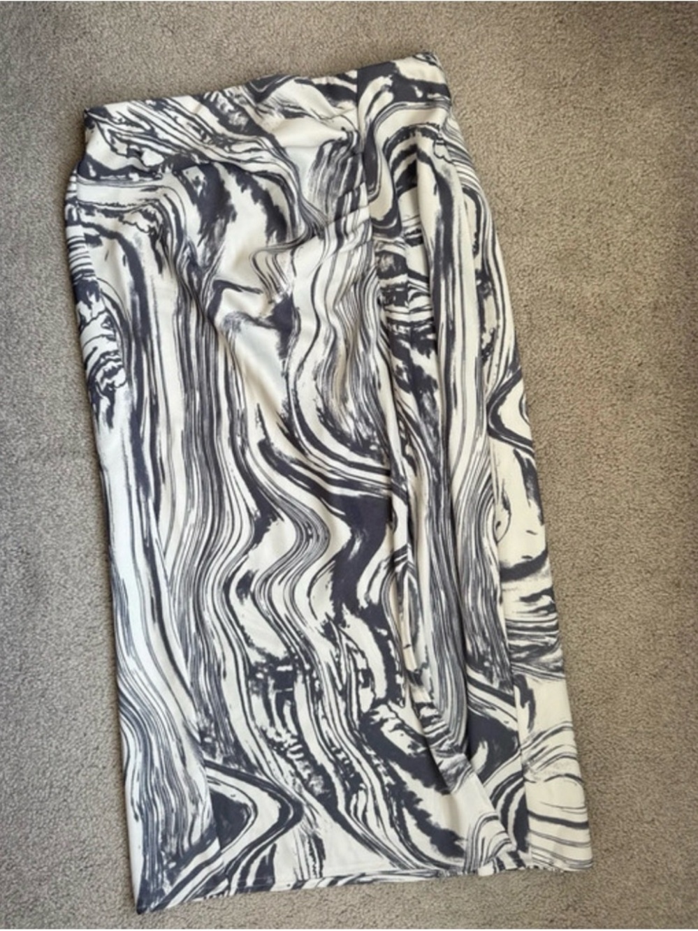 A New Day Marble Midi Skirt